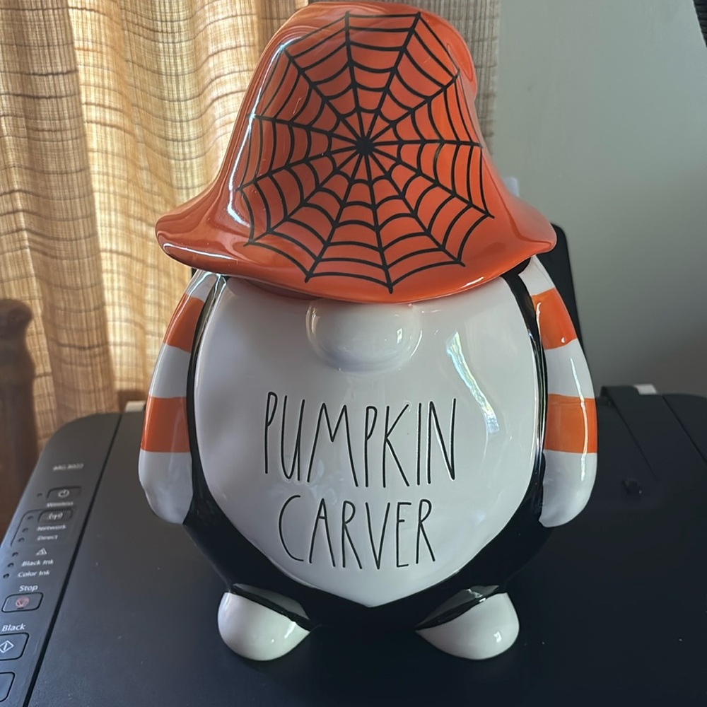 Rae Dunn Pumpkin Carver Canister